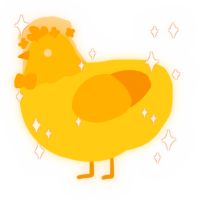 A honey and ochre chicken
