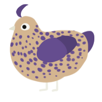 (unnamed), a beige and overcast chicken with a speckle pattern