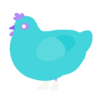 babyblue, a aqua chicken