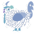 Maese, a tumblr and ochre chicken with a lace pattern