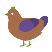 (unnamed), a brown and overcast chicken