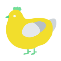 (unnamed), a yellow and mist chicken
