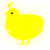 Tsukasa, a yellow chicken with a neck-speckle pattern