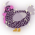 Pelican, a gluppy and olive chicken with a lace pattern