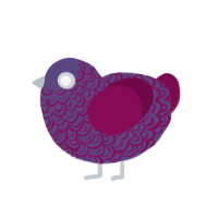 (unnamed), a overcast and wine chicken with a double-lace pattern