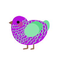 (unnamed), a amethyst and spring chicken with a lace pattern