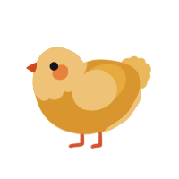 (unnamed), a orange and honey chicken with a head pattern