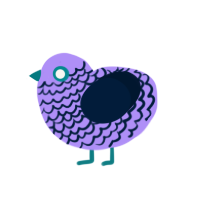 (unnamed), a lilac and tumblr chicken with a lace pattern