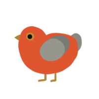 (unnamed), a vermilion and ash chicken