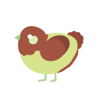 Sulfur Pit, a lemon and russet chicken with a head pattern