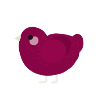 (unnamed), a maroon chicken with a half-lace pattern