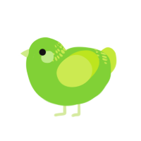 (unnamed), a grass and lime chicken with a neck-band pattern