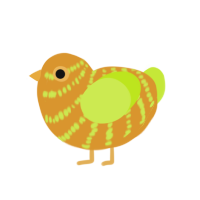 Apple Cider, a orange and lime chicken with a bar pattern