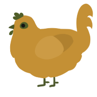 (unnamed), a gold chicken