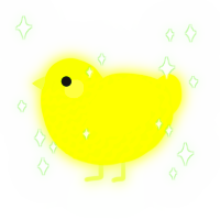 (unnamed), a lime and yellow chicken with a lace pattern