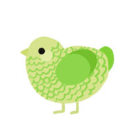 L1me, a lemon and grass chicken with a lace pattern