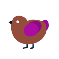 (unnamed), a russet and plum chicken
