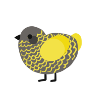 (unnamed), a grey and yellow chicken with a lace pattern