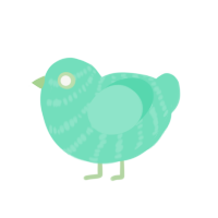 (unnamed), a mint chicken with a bar pattern