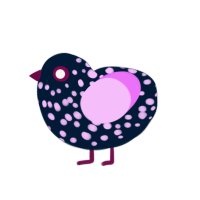 (unnamed), a tumblr and lavender chicken with a speckle pattern