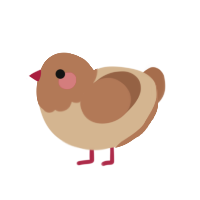 (unnamed), a beige and brown chicken with a head pattern