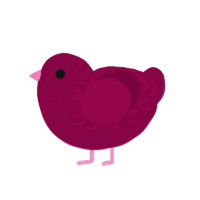 (unnamed), a maroon chicken with a half-lace pattern