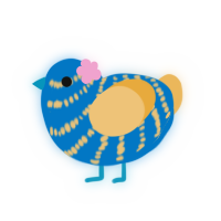 (unnamed), a sapphire and honey chicken with a bar pattern