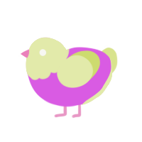 (unnamed), a orchid and lemon chicken with a head pattern