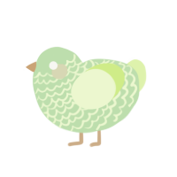 Jill Smith, a gluppy and apple chicken with a lace pattern