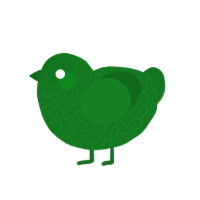 OMG omg omg, a leaf chicken with a double-lace pattern