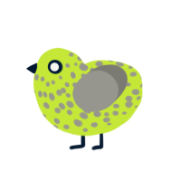 GetInto Hypnosis Mic, a lime and ash chicken with a speckle pattern