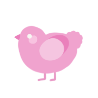 pink, a pink chicken