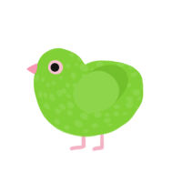 (unnamed), a grass chicken with a speckle pattern