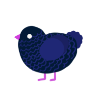 backdrop, a tumblr and navy chicken with a lace pattern