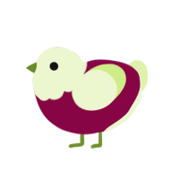 (unnamed), a maroon and apple chicken with a head pattern