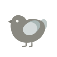youuu, a ash and silver chicken