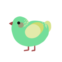 (unnamed), a spring and lemon chicken with a neck-band pattern