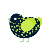 glowstick, a tumblr and lime chicken with a speckle pattern