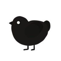 (unnamed), a sable and black chicken