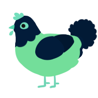 (unnamed), a spring and tumblr chicken with a head pattern
