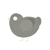 fried, a ash chicken with a lace pattern