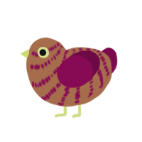 (unnamed), a brown and wine chicken with a bar pattern