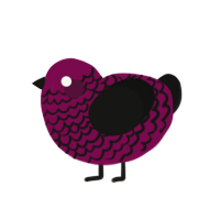 (unnamed), a wine and black chicken with a lace pattern