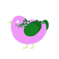 (unnamed), a lavender and leaf chicken with a neck-speckle pattern