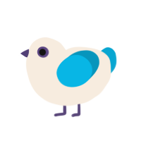 (unnamed), a cream and cerulean chicken