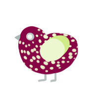 (unnamed), a maroon and apple chicken with a speckle pattern