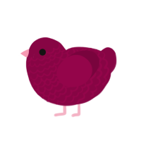xxy maroon, a maroon chicken with a lace pattern