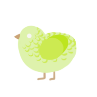 zz, a apple and lime chicken with a half-lace pattern
