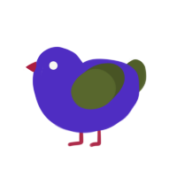 Mentha, a indigo and olive chicken