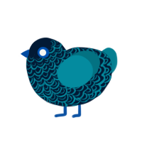 Deep, a tumblr and sea chicken with a double-lace pattern